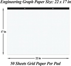 Large Engineering Graph Paper Pad