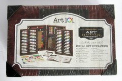 ART 101, 158 piece Artist kit in a Wood Case, NEW! Still Factory Sealed