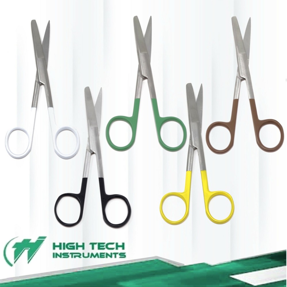 Stainless Steel Scissors For Sewing Embroidery Sharp & Blunt Tips Set of 5