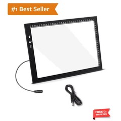 A4 LED Light Pad – Adjustable Brightness Tracing Box for Artists and Designers