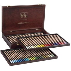 Caran d’Ache pastel pencil 84 color set 0788-484 wooden box regular imports