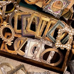 30PCS Vintage Scrapbook Paper Photo Frames for Junk Journal Collage DIY Crafts