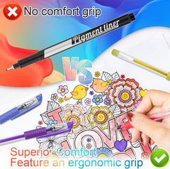 Glitter Gel Pens for Adult Coloring Books, 36 Colors Gel Marker Set