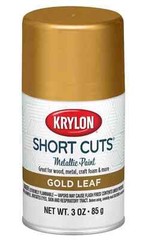 GOLD LEAF Metallic Leafing SPRAY PAINT Gilding Finish KRYLON Short Cuts SCS-029