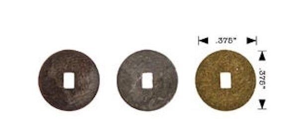 48 Tim Holtz Antiqued Gold Silver & Copper 3/8″ Washers Altered Art *