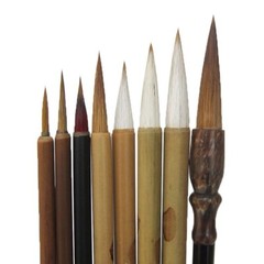 Professional Chinese Art Brush Set 8 Pcs Chinese Paint Brush Kit