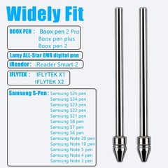 Universal Fit No Worn Out Fine Titanium Alloy Fine Pencil Nibs Compatible with B