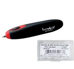 Sakura EE-3000 SumoGrip Electric Eraser Kit with 1 SE500P Pack of Eraser Refills