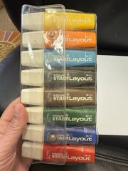 Rare! Vintage Schwan StabiloBoss Stabilo STABILayout Color 8 Markers PENS work