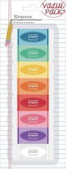 American Crafts White Erasers, Multi