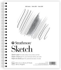 Lightweight 200 Series Sketch Pad 8.5×11 – Perfect for Diverse Sketching Styles
