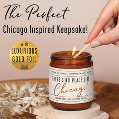 Chicago Gifts, Decor for Home – ‘There’s 4 inches x 4 inches, Amber