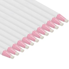 48 Pack Peel-Off China Markers for Glass Garments Drawing, White
