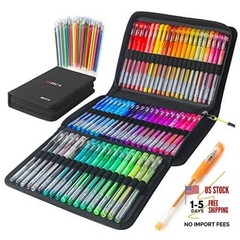 120 Pack Glitter Gel Pens Set, ZSCM 60 Colors Glitter Pens With 60 60 gel pen