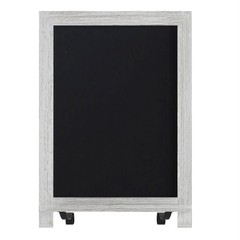 10 Pack 12″ x 17″ Tabletop or Wall Mount Magnetic Chalkboards – Whitewashed