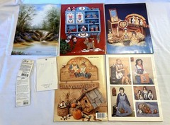 Painting & Crafts Vintage Magazines & Books With Patterns Plus Lot C