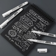 Waterproof Acrylic White Paint Pens White Permanent Marker with Extra Fine Point
