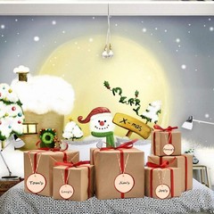 Natural Wood Slices TICIOSH 50 Pcs 2.4-2.8 inches Craft Unfinished Wood kit P…