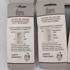 Duro Artists Oil Colors 1.25 Oz. 37 ml New NOS Sealed Lot Of 12 Variety