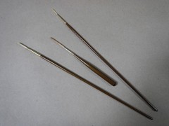 lot of 3 MASTER’S TOUCH Script Liner Paint Brushes – SIZE 1,3, 20/0