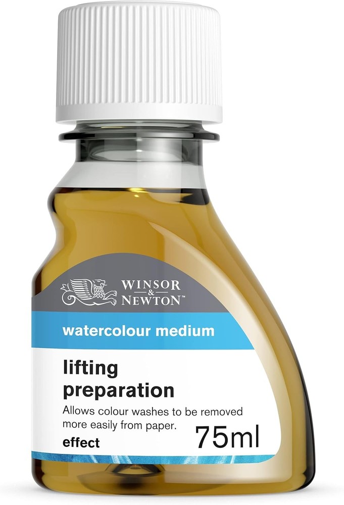 Winsor & Newton Watercolor Medium, Lifting Preparation, 75ml (2.5-oz) bottle