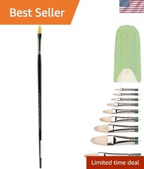 Winton #4 Filbert Brush – Superior Chinese Hog Bristles for Artists’ Precision