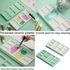 9 Wells Paint Mixing Tray Watercolor Oil Painting Palette for Artist Student
