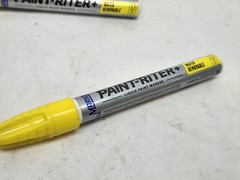 5 PCS – MARKAL #97031 PAINT-RITER Liquid Paint Marker Water Removable YELLOW