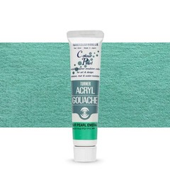 Turner Color Acrylic Gouache, Colorpearl Emerald, AG020412, 20ml