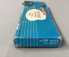Vintage Artista Oil Pastel Set of 22 Vivid Colors Binney & Smith USA No 224