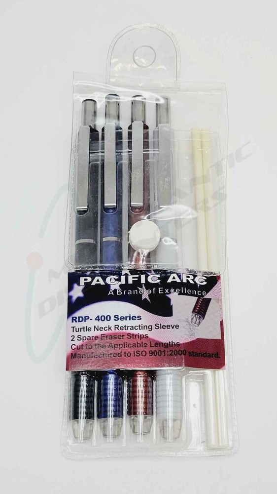 6pc Pacific Arc RDP-400 Series Mechanical Drafting Pencil Set 0.3/0.5/0.7/0.9mm