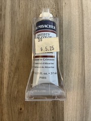 VTG SEALED Grumbacher Alizarin Crimson P001 Pre-Tested Artists Oil Color