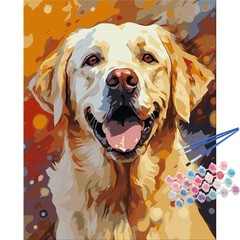 TOCARE Labrador Paint by Numbers Kit for 16″Wx20″L – Frameless, TC-OPC-143