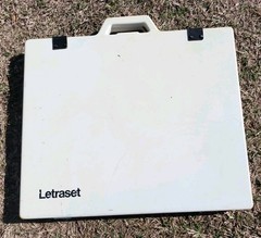Vintage Letraset marker storage case / organizer