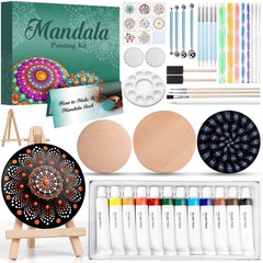 Mandala Rock Painting Kit Mandala Dotting Tools for Painting Including Larg…