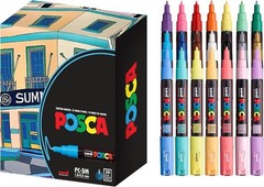 Professional Quality 21-Count Paint Markers – Non-Toxic, Waterproof & Versatile