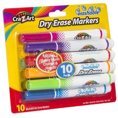 Washable School Dry Erase Markers – 10 Count