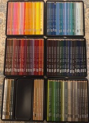 prismacolor premier colored pencils, soft core, 132ct. Very good condition