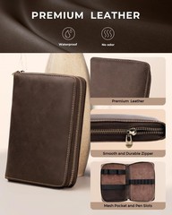 30-Piece Mechanical Pencil Set with Leather Bag – Perfect for Artists & Drafting