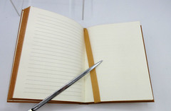 Sketch Write Sketchbook and Journal Leather Cover 4X6″ Graphic Image SUEDE