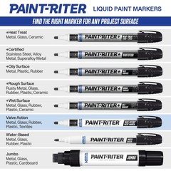 96820 – Paint-Riter Valve Action Fast-Drying Liquid Paint Marker Provides Lon…