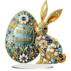 DIY Tabletop Diamond Art Painting Kit，Desktop Ornament Special Shaped Rhinestone