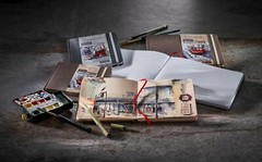 Hahnemuhle Toned Watercolour Book – A6, A5, 14×14 cm – Beige or Grey