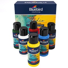 BLUEBIRD 20.4 Fl Oz (Pack of 1), PRIMARY COLORS, (6-Pack, 3.4 each)