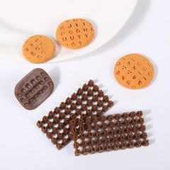 Swpato 2 Pack Letter Stamps for Clay, Polymer Clay Tools, Small, Brown