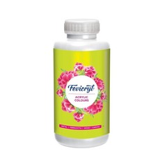 Fevicryl Acrylic Colour White 1 Litre Acrylic Paint Art Craft Canvas Wood Metal