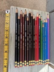 Prismacolor Col-Erase Colored Pencil Lot – 17 Includes Carmine Red Tuscan Red