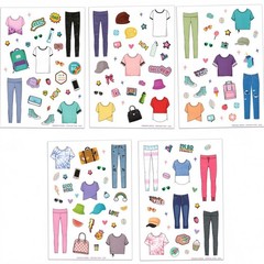 Create N’ Style Fashion Design Light Up Tracing Pad Kit, Stickers and Stencils
