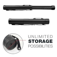 Document Storage Art Tubes Plastic Waterproof Telescoping Adjustable,77 to 135cm