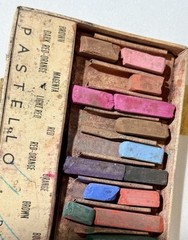 Vintage Raye’s Prang Pastello Chalk Crayons Square Shape Color Classics Lot of 3